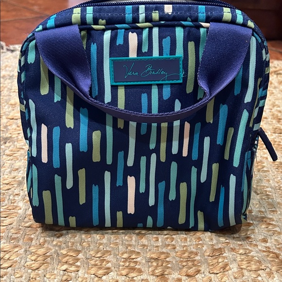 Vera Bradley Navy and Green Patterned lunch bag - Picture 1 of 10